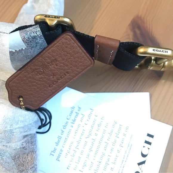 🐭 Disney X Coach Track Pack 14 In Signature Jacquard With Mickey Mouse Print - Picture 13 of 15